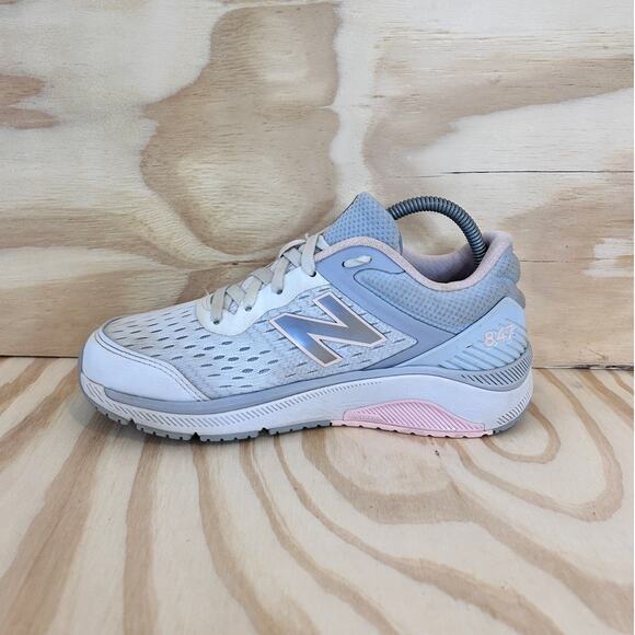New Balance - 847 v4 - Running Shoes - Gray/Pink - Women's - 8.5 B - WW847LW4 - Picture 4 of 9